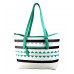 Aztec Print Tote Bags - Green - BG-TRO4975BGN