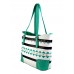 Aztec Print Tote Bags - Green - BG-TRO4975BGN