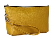 Cosmetic Bags w/ Wristlet - Yellow
