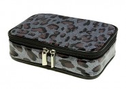 Cosmetic Purse - Pewter Leopard - BG-HM00005P