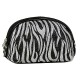 Cosmetic Purse - Glitter Zebra Print - BG-HM00057B