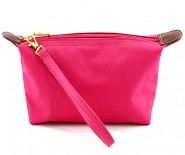Nylon Cosmetic Bags w/ Wristlet - Fuchsia - BG-HM1006FU
