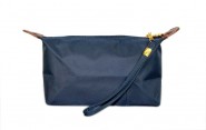 Nylon Cosmetic Bags w/ Wristlet - Navy -BG-HM1006NV