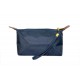 Nylon Cosmetic Bags w/ Wristlet - Navy -BG-HM1006NV