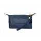 Nylon Cosmetic Bags w/ Wristlet - Navy -BG-HM1006NV