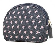 Denim Pink Star Cosmetic Bag - BG-PI026CPK