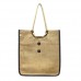 Jute Tote: Plain w/ Cotton Woven Loop Handles - BG-JTS101