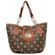 Monogram Satchel - Coffee - BG-1120COF