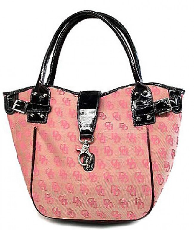 MONOGRAM TOTE - PINK - BG-80105PK