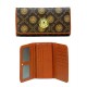 Monogram Check Book Wallet - Coffee - WL-918COF