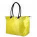 Nylon Large Shopping Tote w/ Leather Like Handles - Lime - BG-HD1293LM