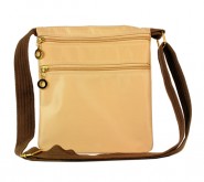 Nylon Messenger Bag - Beige - BG-HD1851BE