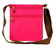 Nylon Messenger Bag - Fuchsia - BG-HD1851FU