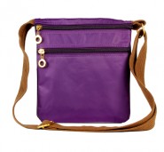 Nylon Messenger Bag - Purple - BG-HD1851PU