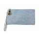 Clutch/ Shoulder Bag - Accent With Tassel - Blue - BG-15-733BL