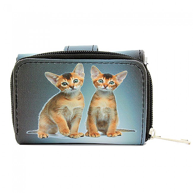 Tri-Fold Wallet - Kitty Print - WL-197CAT1-2