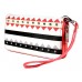 Wallet - Aztec Print Zippered Around with Wristlet - Coral - WL-TRO5064COR